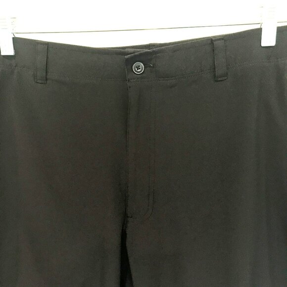 Ben Hogan Men's Flat Front Bermuda Golf Shorts Sz 40 in Black Activewear Sporty - Picture 2 of 14